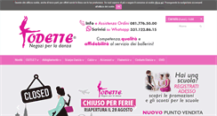 Desktop Screenshot of odettedanza.it