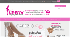 Desktop Screenshot of odettedanza.com